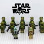 12PCS Star Wars 3921st Forest Battalion and Commander Gree Kashyyyk Minifigure Set