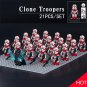21PCS Star Wars Emperor Palpatine and Imperial Clone Shock Troopers Minifigure Set