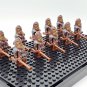 10PCS Star Wars Kashyyyk Wookiee Army with Tarfful and Chewbacca Minifigure Set