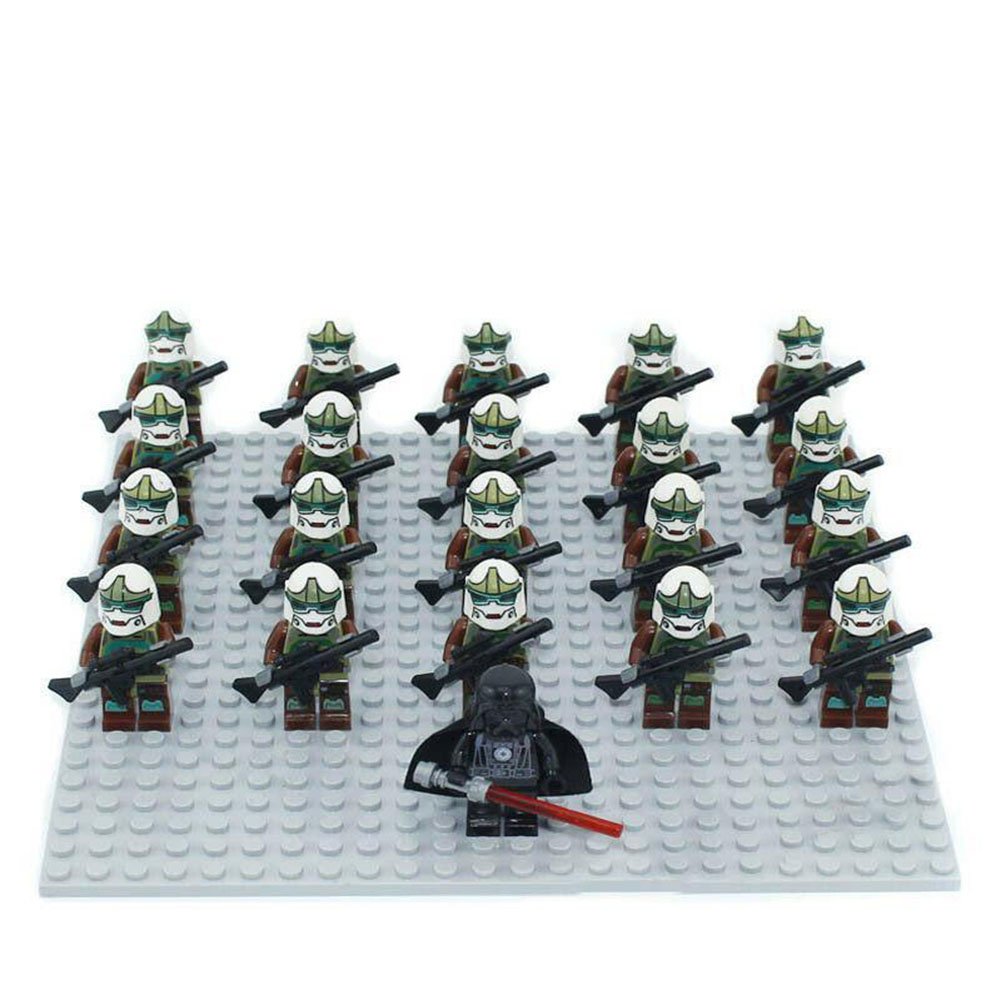 21PCS Star Wars Bounty Hunter Boba Fett Minifigure Set