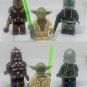3pcs Star Wars Yoda Tarfful and Commander Gree Minifigure Set