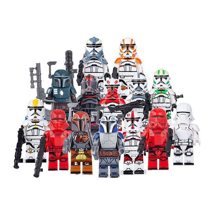 14pcs Star Wars The Mandalorian Sith Troopers Minifigures