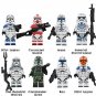 16pcs Star Wars Mandalorian Boba Fett and Coruscant Wolfpack Minifigure