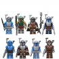 16pcs Star Wars Mandalorian Boba Fett and Coruscant Wolfpack Minifigure
