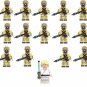 16pcs Star Wars Luke Skywalker and Tusken Raiders Minifigures