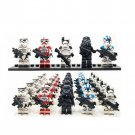 10pcs Star Wars 501st Legion and Sith Clone Troopers Collection Minifigure