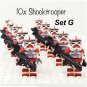 10pcs Star Wars 501st Legion and Sith Clone Troopers Collection Minifigure