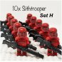 10pcs Star Wars 501st Legion and Sith Clone Troopers Collection Minifigure