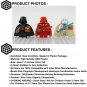 1pc Star Wars A New Hope Darth Vader 3 Colors Minifigure