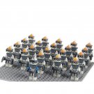 21pcs Star Wars 104th Battalion Wolfpack Squad Minifigure Set