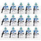 15pcs Star Wars 501st Jetpack Clone Troopers Minifigure Set