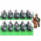 22pcs LOTR Mounted Theoden Rohan Heavy Axe Infantry Minifigures Set