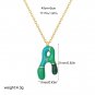 Colorful Initial Necklace&acirc;��Dopamine Jewelry Letter Pendant