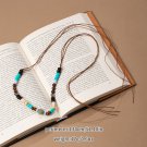 Boho Beaded Waist Chain Belt–Handmade Festival Tie-On Hip Jewelry–Tribal Style Accessory
