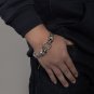 Men's Punk Stainless Steel Skull Bracelet &acirc;�� Viking Snake Head Chain &acirc;�� Gothic Beast Jewelry Gift