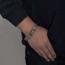 Men's Punk Stainless Steel Skull Bracelet – Viking Snake Head Chain – Gothic Beast Jewelry Gift Men's Punk Stainless Steel Skull Bracelet – Viking Snake Head Chain – Gothic Beast Jewelry Gift