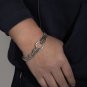 Men's Punk Stainless Steel Skull Bracelet &acirc;�� Viking Snake Head Chain &acirc;�� Gothic Beast Jewelry Gift