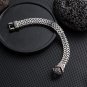 Men's Punk Stainless Steel Skull Bracelet &acirc;�� Viking Snake Head Chain &acirc;�� Gothic Beast Jewelry Gift