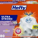 Hefty Ultra Strong Tall Kitchen Trash Bags, Lavender & Sweet Vanilla Scent