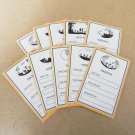 Exclusive Vintage Silhouette Seed Saving Envelopes Fairies Elfes Gnomes II - Set of 10