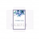 DIY Seed Envelope Printable Template Thank You Blue Red Purple