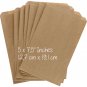 25 Medium 5" x 7.5" Flat Brown Kraft Paper Envelopes for Seeds or Cards