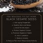 Organic Black Sesame for Planting Sesamum indicum - 500 Seeds