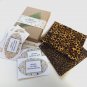 Organic Cat Herb Seed Gift Box with filled Catnip Pillow Toy