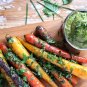 Heirloom Rainbow Carrots Organic OP Daucus Carota sativus - 100 Seeds
