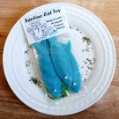 Organic Catnip Stuffed Sardine Fish Cat Toy - 4 Per Pack