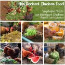 Backyard Chicken Vegetable Treats Organic Garden Seed Collection - 6 Packets