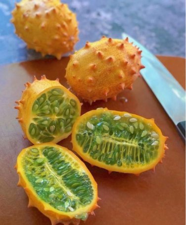 Horned Melon African Kiwano Cucumis metuliferus - 20 Seeds