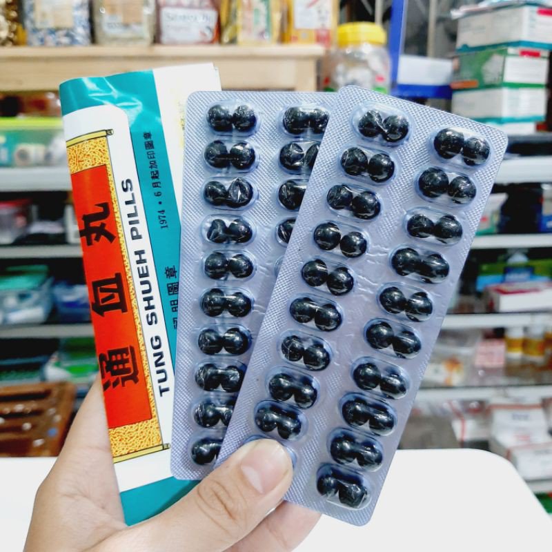 100 packs of TUNG SHUE PILL / COW HEAD CAP MEDICINE