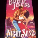 Night Song Beverly Jenkins 1994 FIRST EDITION Raised Print Historical Romance Collector Item