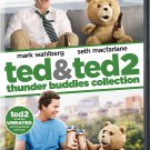 Ted & Ted 2 Unrated Thunder Buddies Collection DVD 2 Disc Pack 2015 Mark Wahlberg Universal