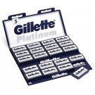 100 Gillette Platinum DE double edge razor blades