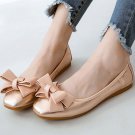 Leather Ballet Flats Women Moccasins Slip on Roll-up Flats Shoes Women