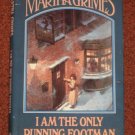 I Am the Only Running Footman Martha Grimes Book Club Edition Hardcover 1986 Mystery Thriller Book