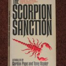 Scorpion Sanction by Gordon Pape Paperback 1981 Vintage Mystery Thriller Book
