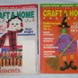 Decorating Digest Craft Home Cross-Stitch Quilting Crochet Christmas Halloween Lot of 2 Magazines