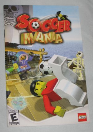 Soccer Mania Video Game Instruction Booklet Leaflet Guide