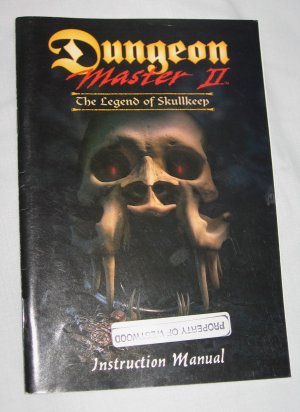 Dungeon Master II The Legend of Skullkeep Instruction Manual