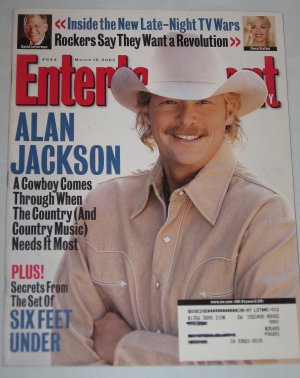 ENTERTAINMENT WEEKLY Magazine 644 Alan Jackson Gwen Stefani David Letterman March 15 2002