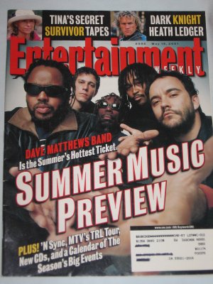 ENTERTAINMENT WEEKLY Magazine 596 Heath Ledger Dave Matthew N Sync Survivor Tapes May 18 2001