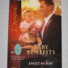 Emily McKay Baby Benefits Silhouette Desire 1902 Billionaires and Babies Paperback Book