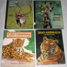 Lot of 4 ANIMALS Hardcover Books National Geographic Society Homeschool Educational Material