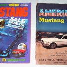 Lot of 2 Vintage Mustang Catalogs American Mustang Parts 1981 & The Paddock Mustang