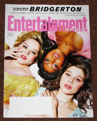 Entertainment Weekly Magazine In Bed With Bridgerton March 2022 Nicola Coughlan, Claudia Jessie