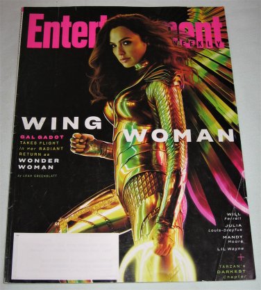 Entertainment Weekly Magazine Gal Gadot Wonder Woman March 2020 Will Ferrell, Lil Wayne, Mandy Moore