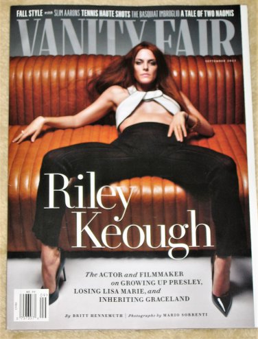 Vanity Fair Magazine September 2023 RILEY KEOUGH Elvis Presley Granddaughter NEW